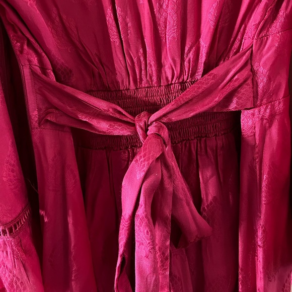 NWT Maeve Christine Raspberry belted style dress - Picture 7 of 10